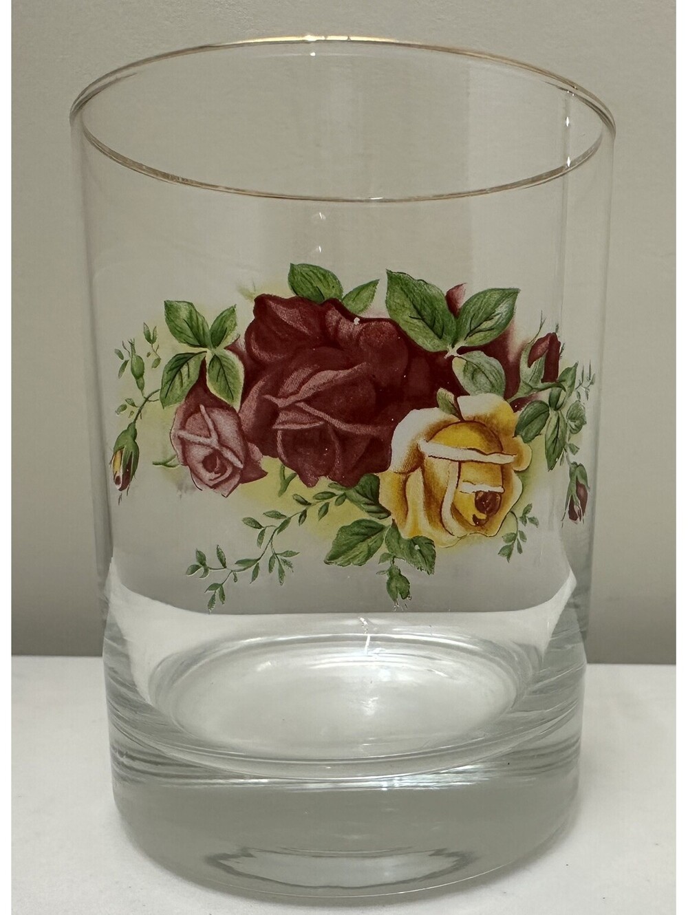Royal Albert Old Country Roses Double Old Fashioned Glass
